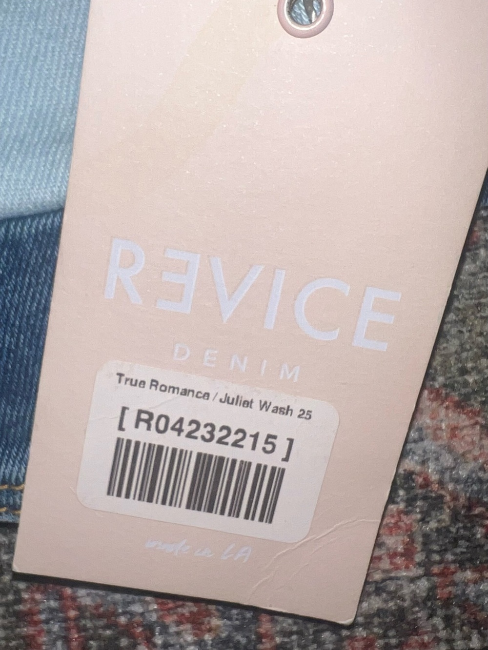 REVICE Dark Blue Straight Leg Women's Jeans - Picture 3 of 4